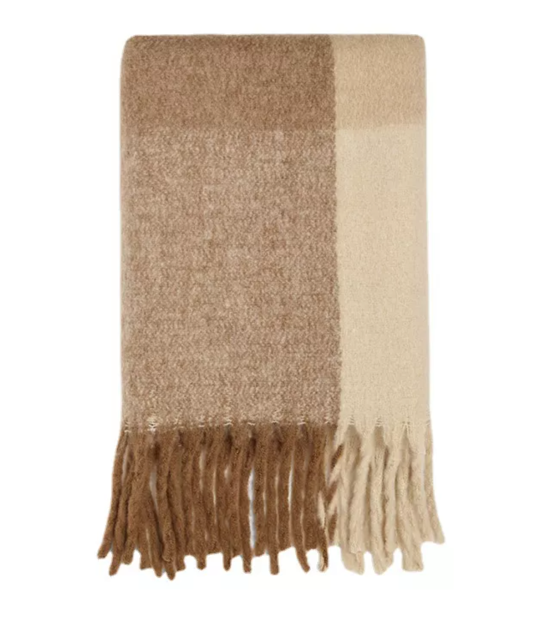 Oversized Thick cashmere scarf shawl